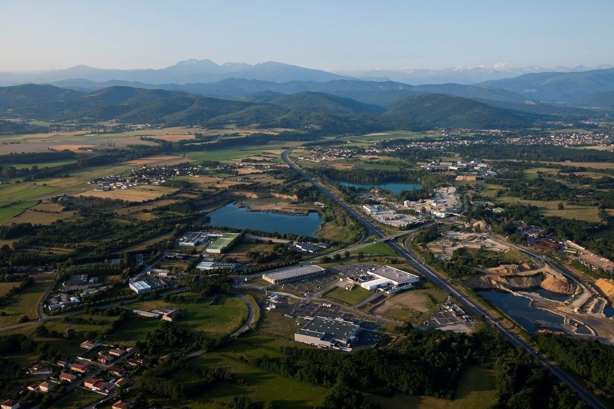 Vue aérienne de la zone Delta Sud