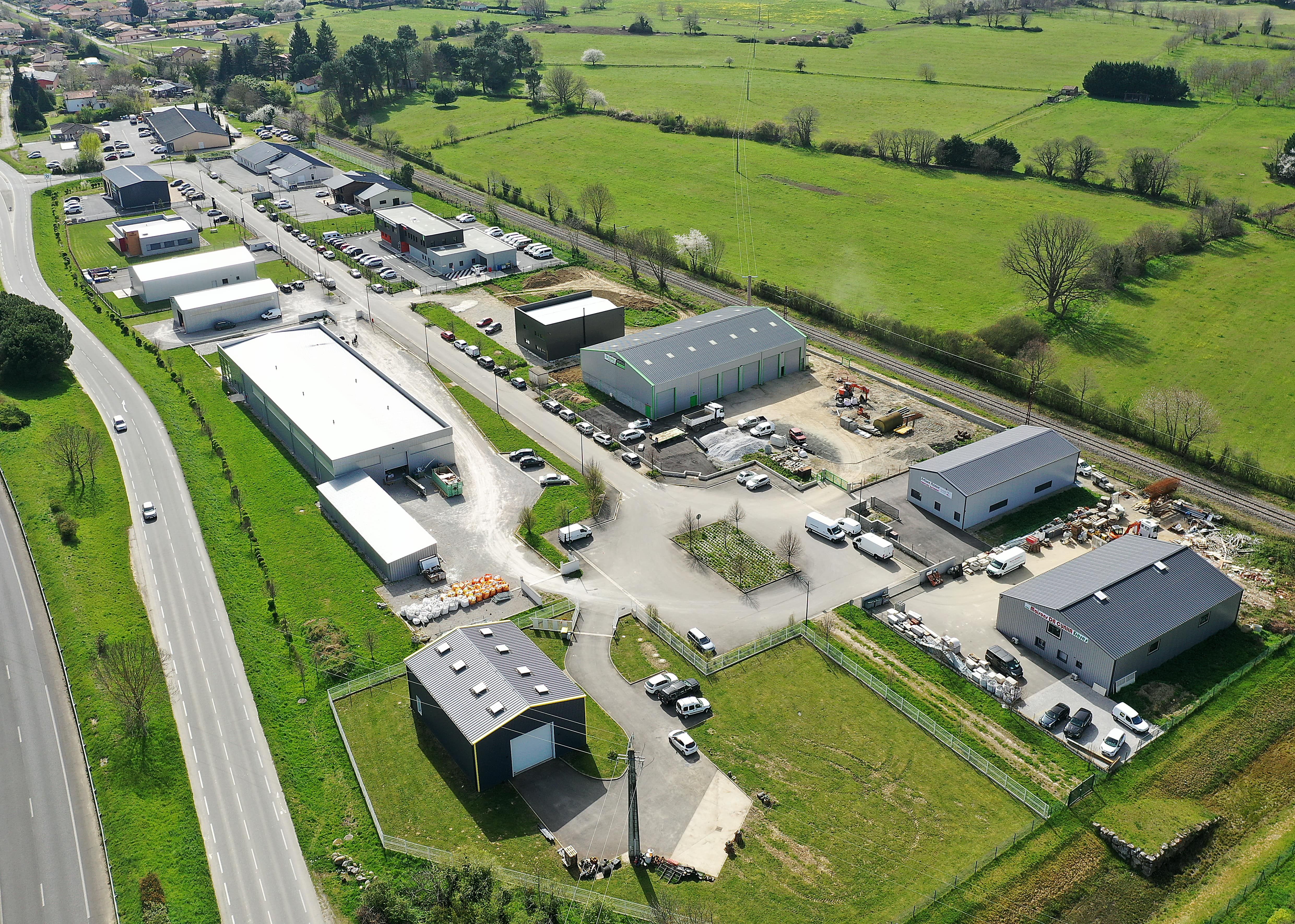 Ariège zone d'activité industrielle