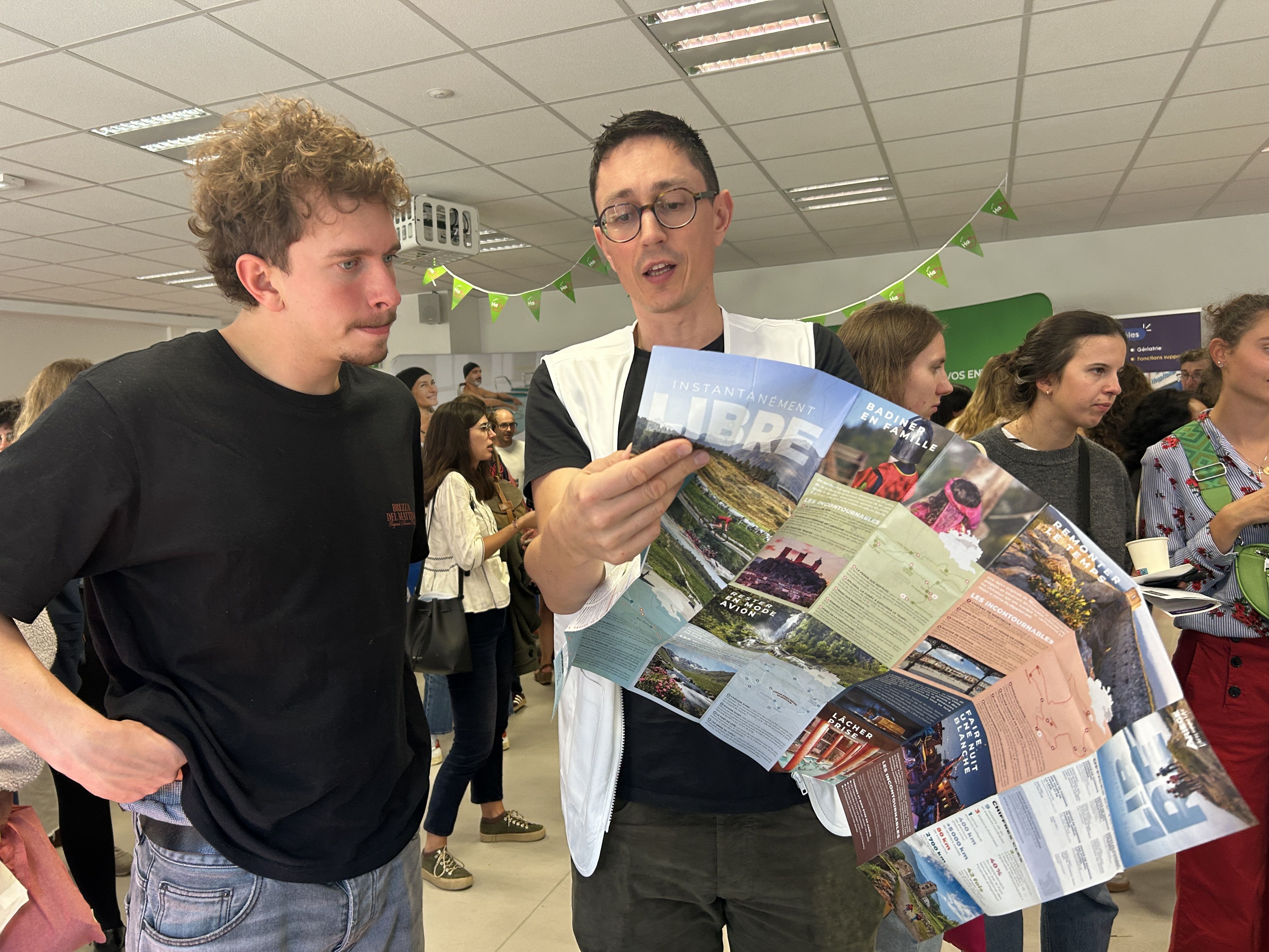 Présentation touristique par un médecin