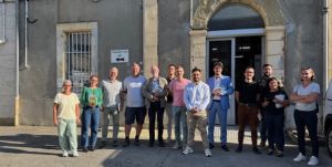 Les Ambassadeurs devant la Maison d'Arrêt de Foix