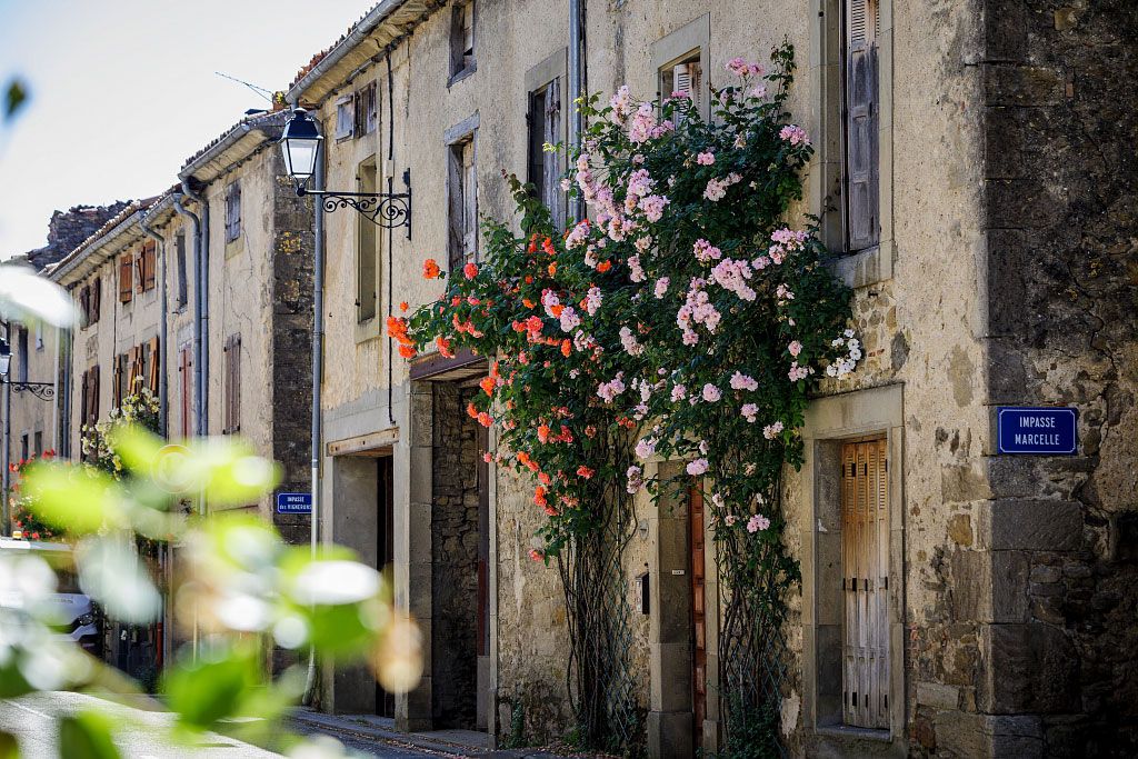 Le village de Camon en Pays de Mirepoix, Ariège.