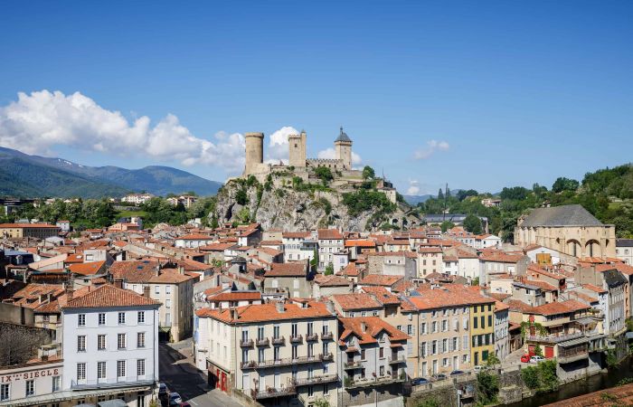 Image vu sur le Château de Foix