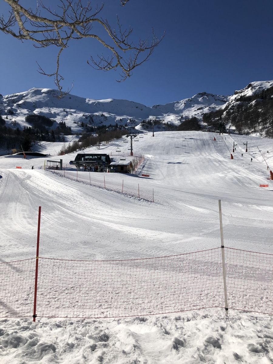 Station en hiver