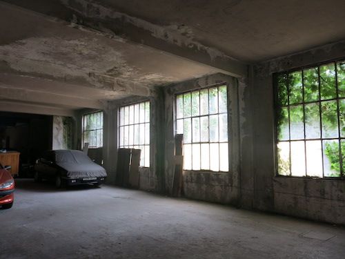 Intérieur de l'hôtel, garage